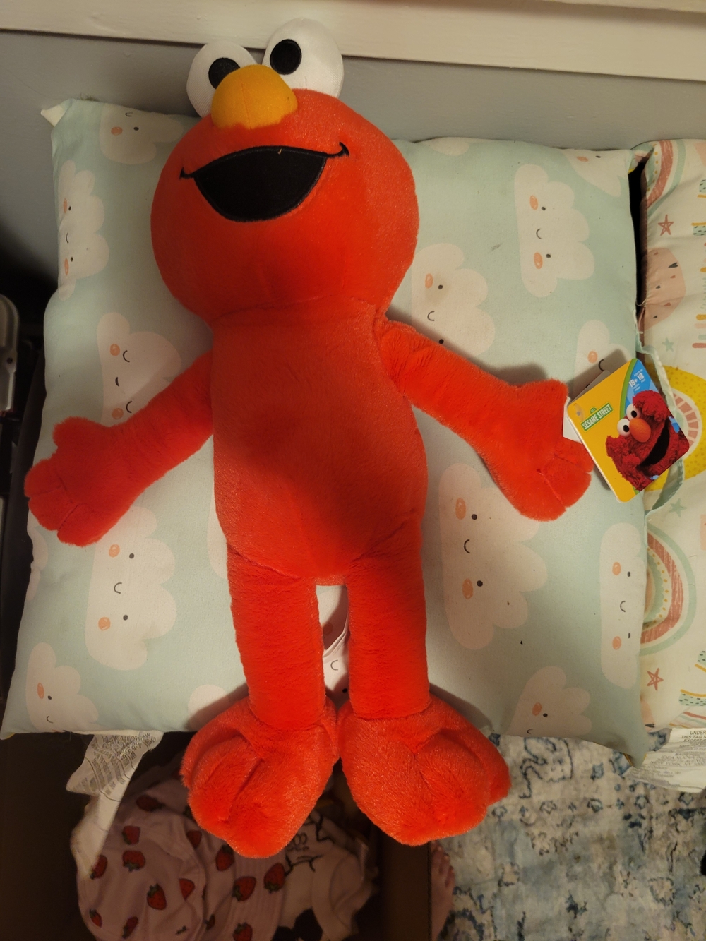 Sesame Street Elmo Plush - Orange Red Character